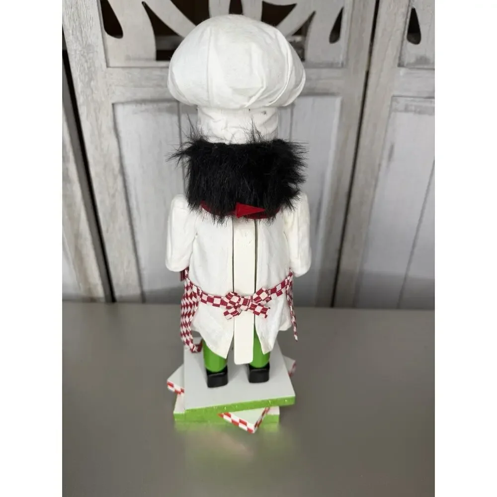 Vintage Pizza Man Tall Wooden Nutcracker Pier One Imports 2015